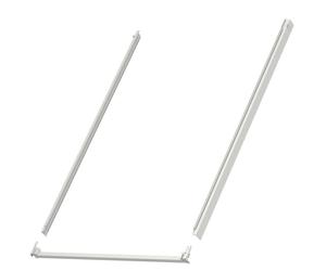 Kit profilés latéraux et traverse basse VELUX 134x98cm gris pour fenêtre de toit - ZWC UK04 0000
