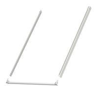 Kit profilés latéraux et traverse basse VELUX 55x70cm gris pour fenêtre de toit - ZWC CK01 0000
