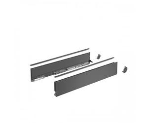 Kit profils côtés AvanTech YOU tiroir simple hauteur 101mm -anthracite -L350 HETTICH