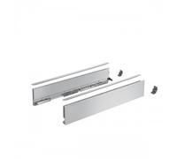 Kit profils côtés AvanTech YOU tiroir simple hauteur 101mm - argent - longueur 350 mm HETTICH