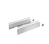 Kit profils côtés AvanTech YOU tiroir simple hauteur 101mm - argent - longueur 600 mm HETTICH