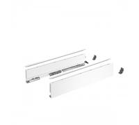 Kit profils côtés AvanTech YOU tiroir simple hauteur 101mm - blanc - longueur 350 mm HETTICH