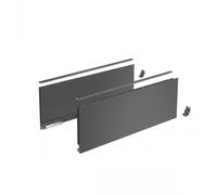 Kit profils tiroir casserolier AvanTech YOU - h 187 mm - anthracite - longueur 400 mm HETTICH