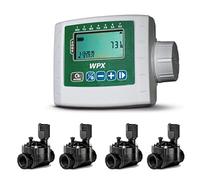 Kit Programmateur autonome à piles WPX4 R.Bird + 4 électrovannes de arrosage 1" 9V 100HV