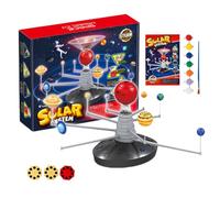 Kit Projet Solaire,Jouets Éducatifs STEM Avec Projecteur LED | Modèle Planétaire 3D - Pour Garçons Filles Adolescentes Maternelle École Anniversaire Noël Nouvel An