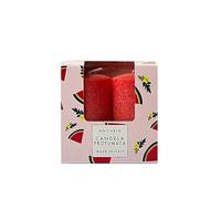 Kit promo de 12 paquets chacune avec 4 bougies parfumées à la pastèque (48 bougies) - en cire végétalienne - Pocket Season - Printemps/Été - Fabriqué en Italie - Cereria Di Giorgio