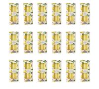 Kit promo de 18 paquets de 3 bougies parfumées (54 bougies) - Citron - en cire végétalienne - Pocket Season - Printemps/Été - Fabriqué en Italie - Cereria Di Giorgio