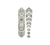 Kit protection de cadre all mountain style honey comb 9 pcs loup