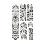 Kit protection de cadre All Mountain Style Extra Wolf (x10) Noir