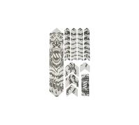 Kit protection de cadre all mountain style honeycomb xl 10 pcs bear transparent