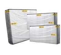 Kit Protection Matelas Ultra Résistant - Lot de 3 Housses Imperméables, Anti-Poussière & Anti-Humidité - Idéal pour Déménagement & Stockage - Taille Universelle