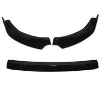 Kit Protection Pare-Choc Avant en Trois étapes pour VW pour Golf 8 MK8 2020 2021 2022 Accessoires réglage séparateur becquets Pare-Chocs Avant(Noir Brillant)