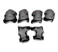 Roces Kit de protection roller/skateboard Eurotop Tripack Basic Jr Noir/Gris clair Enfant