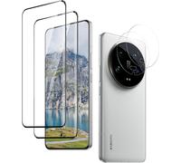 Kit protection Xiaomi 14 Ultra - 2 verres trempés écran + 2 protections caméra, antirayures et anti-empreintes, haute transparence