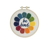 Kit Punch Needle "Be Kind" - Idéal Débutants & Loisirs Créatifs - Trimits(...) -