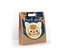 Graine créative Kit punch needle Chat 150 mm Multicolore G