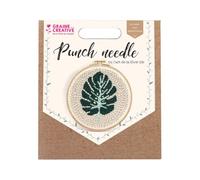 Kit Punch Needle Feuille Monstera