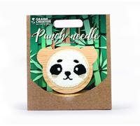 Graine créative Kit punch needle Panda 15 cm