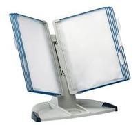 Tarifold Pupitre T-Office Kit 10 poches A4 PP gris – Socle rotatif 360°