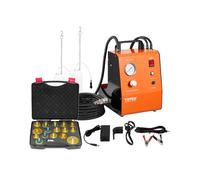 Kit Purge de Frein Électrique-VEVOR-pour Alimentation CC et CA-Kit Purge Maître-avec Manomètre et Pompe à Air Intégrée