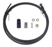 Kit Purge Frein Vélo avec Huile Minérale Allemande | Compatible pour xt, pour xtr, pour slx, pour zee, pour saint; huile minérale incluse, purge optimale, résultat (B-Black)