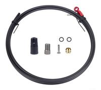 Kit Purge Frein Vélo avec Huile Minérale Allemande | Compatible pour xt, pour xtr, pour slx, pour zee, pour saint; huile minérale incluse, purge optimale, résultat (B-Red)