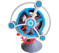 Kit Puzzle Mouvement d'horloge Puzzle imprimé en 3D, Cadeaux Puzzle en Plastique Ornements Bricolage Assemblage mécanique modèle Tourbillon kit de modèle décorations créatives, 21 pièces.