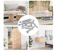 Kit quincaillerie meuble Vidaxl Vis confirmat 2500 pcs Argenté Mét