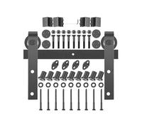 VEVOR Kit Quincaillerie Porte Double Suspendue Grange 366cm 150kg Acier Carbone