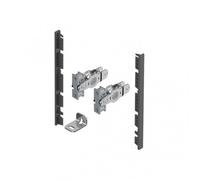 Hettich Kit de raccords AvanTech YOU 92576 – façade intérieure à recouper, H139 mm, anthracite