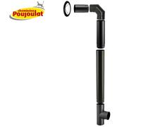 Kit raccordement sortie arrière conduit émaillé pour poêles à bois - Poujoulat Diamètre 130