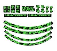 Kit Race Face stickers Vert