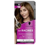Kit Racines Schwarzkopf Coloration Permanente R2 Châtain Doré Longue Tenue | coloration permanente, couleur cheveux, châtain doré, racines, couvre cheveux blancs, soin nourrissant, retouche 10 minutes