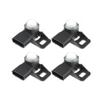Kit radar de recul 3 couleurs 4 pièces PDC 39680-TEX-Y412-M1 39680TEXY511 39680TX4A011 39680TEXY610 39680TMSD010 Capteurs de radar de recul pour voiture (blanc)