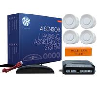 MTech Capteurs de stationnement cp4 W – Kit de 4 capteurs avec écran