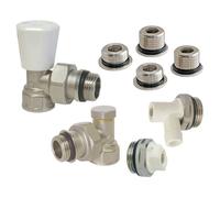 Somatherm Kit radiateur manuel universel 3/8 et 1/2 – accessoires complets, contrôle précis