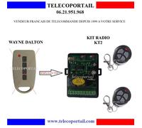 Kit radio automatisme de portail - Bernal Gamma 60 - 100% compatible - Pour portails privés - Gris