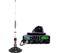 Kit Radio Cb Président Walker Ii Asc + Antenne Cb Ml70,Longueur 70Cm,26-30Mhz,200W