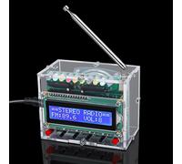 Kit Radio Fm Avec Projets De Soudure Électronique Diy, Écran Lcd, Fm 87-108 Mhz Et Récepteur Sans Fil Pour Apprendre Et Enseigner - Expériences De Soudure Incluses[L57]