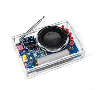 Kit radio FM DIY pour écran OLED, module RDA5807 avec réduction du bruit et fonction de recherche automatique, PCB 115,8 x 75 mm