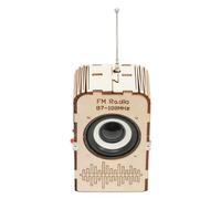 Kit Radio FM,Kit de Projet Électronique en Bois | Jeux Éducatifs Scientifiques pour Anniversaires Pâques Noël Adolescents