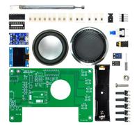 Kit radio FM pour écran OLED pour la pratique de la soudure électronique | Kit radio FM DIY RDA5807 Module Board réglable pour circuit de volume Scanner de station automatique