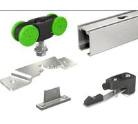 Kit rail alu 190 cm + garniture 40 kg MANTION MA40B-190