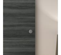 Kit Rail Desin Milano, Porte Coulissante, rail Apparent Acier 204 x 83 x 3,6 cm 204 x 83 x 3,6 cm
