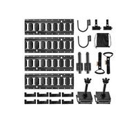 Kit Rails Arrimage E-Track Capacité 680,39kg Rails Epaissis 8 Points d'Ancrage