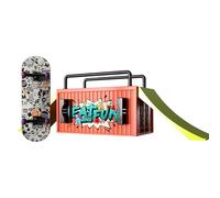 Kit rampe Fingerboard - Érable 15 x 10,8 x 7,8 cm | Kit de skateboard avec piste, propulseur roulement | Skateboard main pour et adultes, pratique et compétence