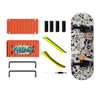 Kit rampes fingerboard de fingerboards pour l'entraînement de la main au | Kits de finger skateboard adultes, mini planches à doigts, à main , entraînement