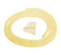 Kit Range-Câbles Deskit, 2 Mètres, Couleur Crème, Gaine Range-câble Hélicoïdal et Outil de Pose Inclus- Organisation des Câbles pour PC, Câbles TV à la Maison ou au Bureau