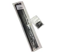Kit rayons coudés Vision Metron 40 disc 10x274mm-10x278mm-7x281mm Noir