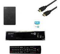 Kit Récepteur Satellite Ors 9948 Fransat+ Carte Fransat Valable 4 Ans + Disque Dur 1to + Hdmi